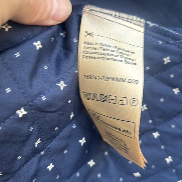 NWT Scotch & Soda Shirt Casual Large Mens Button Down Collared Cotton Navy Blue - Picture 6 of 9